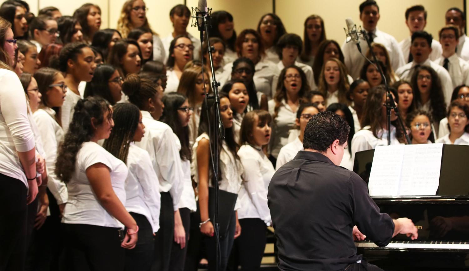Pebble Hills High School's first choir concert of the year on September 11, 2017.